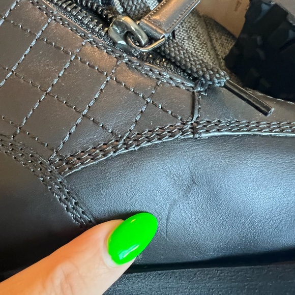 NWOT Chanel Quilted CC Lace Up Combat - Picture 12 of 14